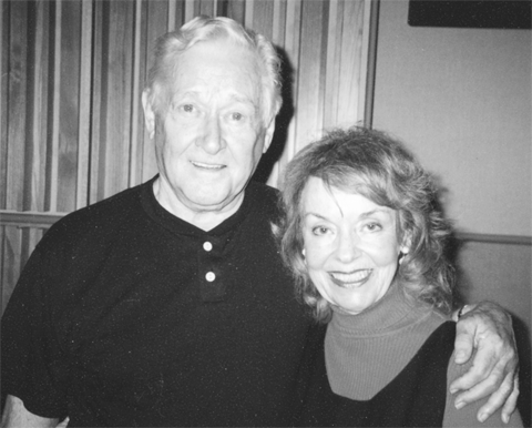 Alan Young and Janet Waldo, 1998