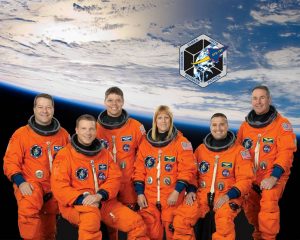 The crew of Terry's shuttle mission