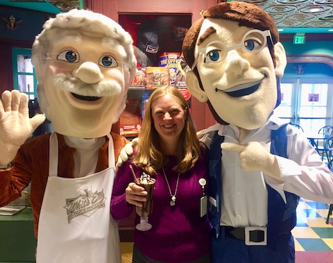 Our new Adventures in Odyssey coordinator on her first day, April 2018