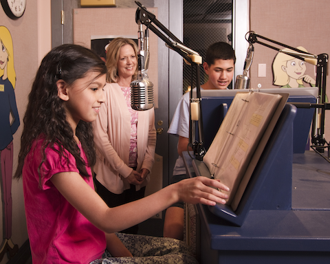 Recording a Kids' Radio script