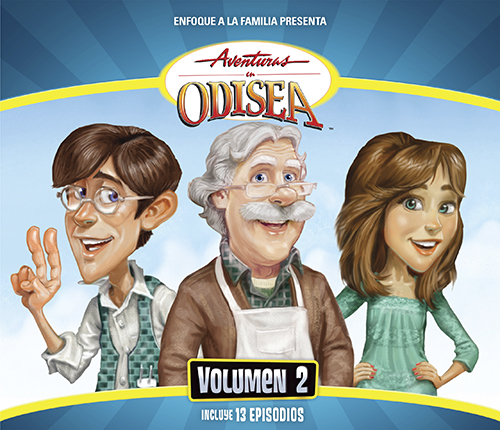 Album cover image for Adventures in Odyssey Spanish album Volume 2